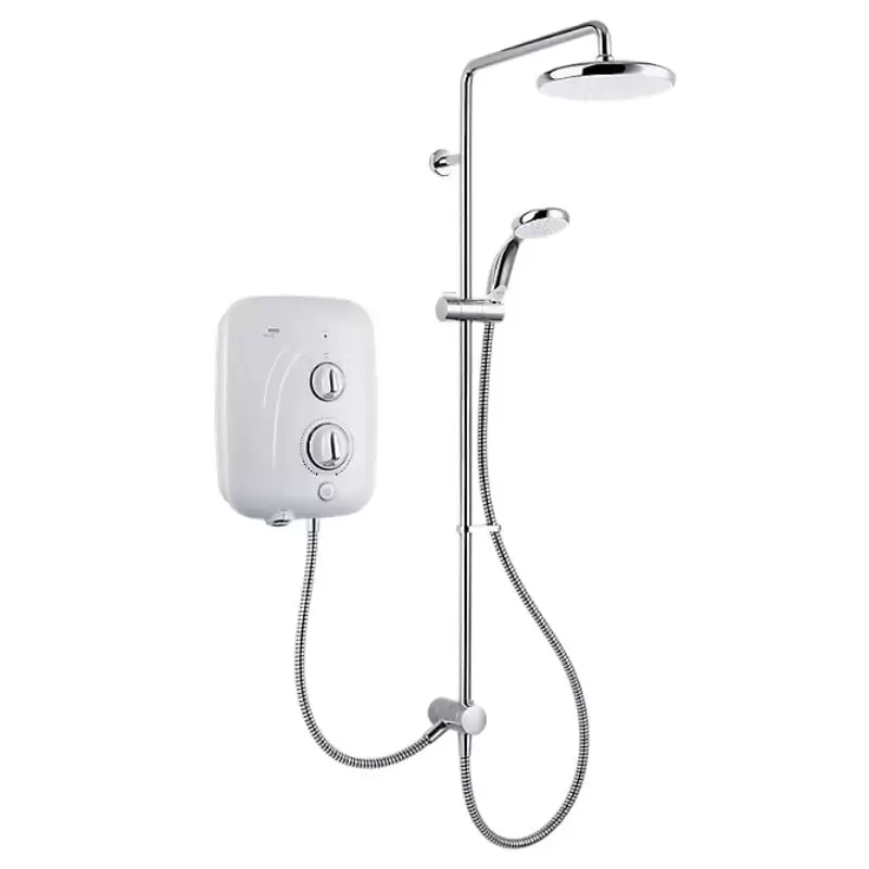 Mira Elite SE 9.8kw Dual Rainhead Electric Shower