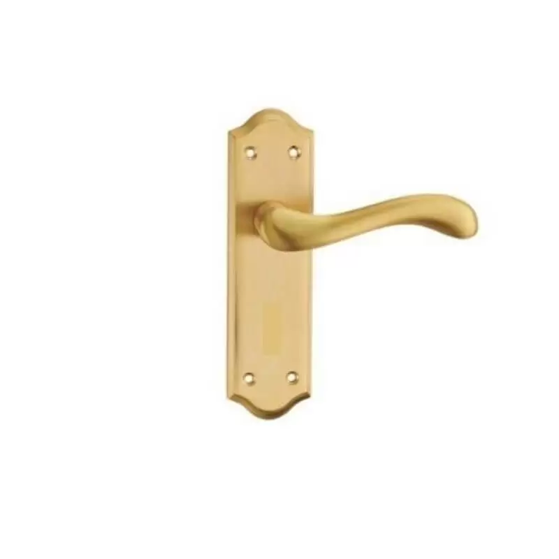 Fortessa Versailles Satin Brass Privacy Door Handles Box Set (1)