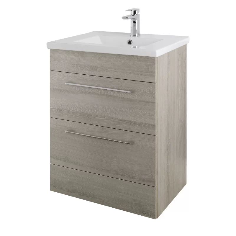 Cesena 50 Floor Standing Unit & Basin Molina Grey