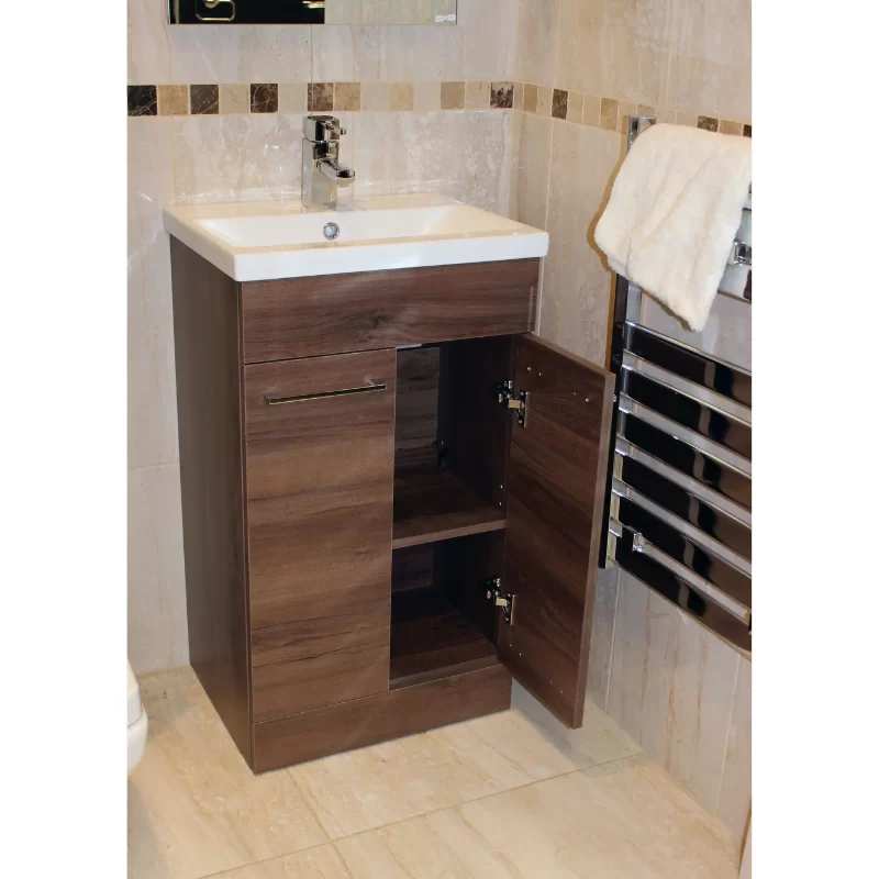 Rimini / Barca 2 Door Floor Standing Unit & Basin