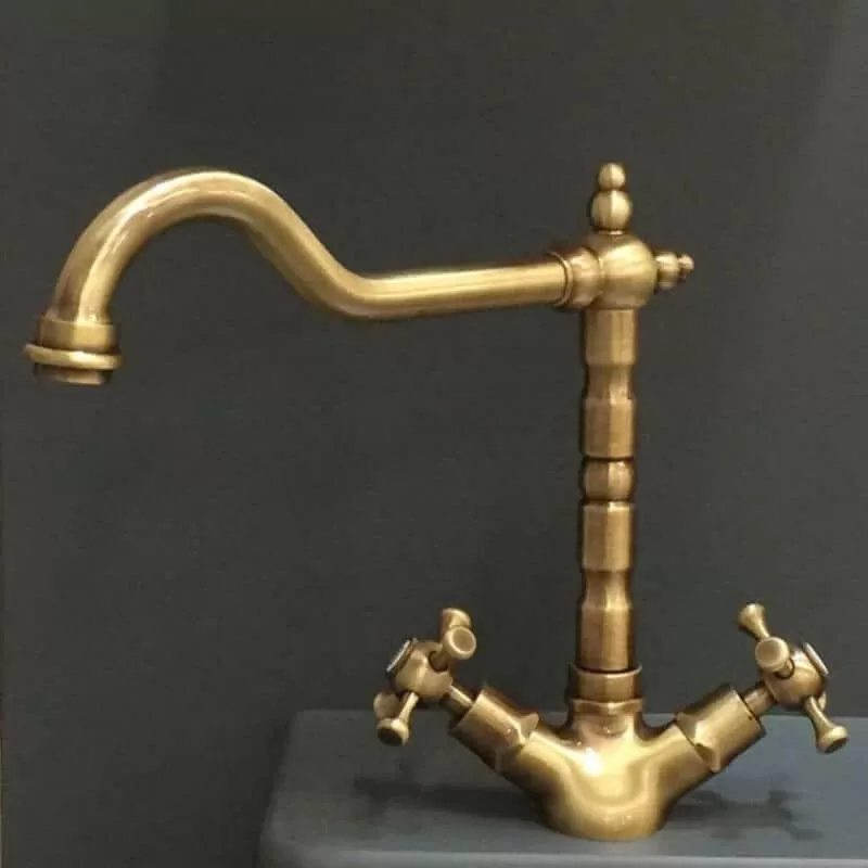 Antique Bronze Kitchen Tap - San Marco Florence