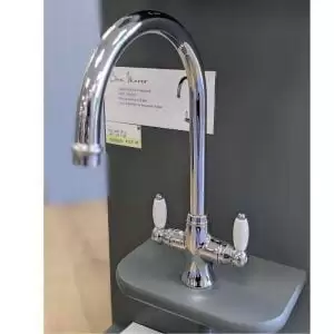 San Marco Boise Chrome Kitchen Tap swan neck