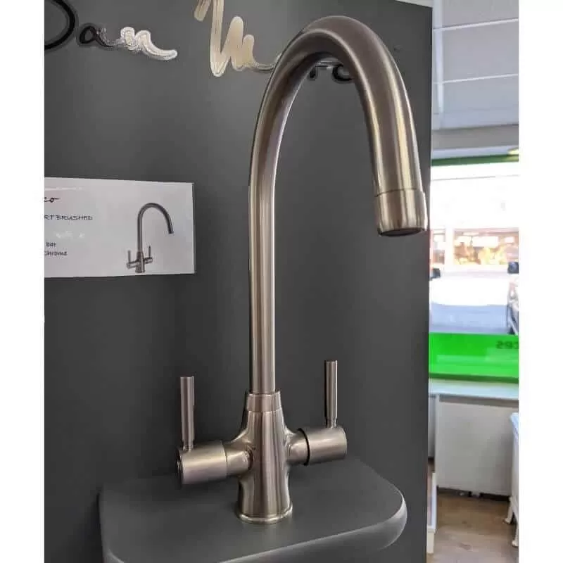 San Marco Davenport Brushed Nickel Kitchen Tap