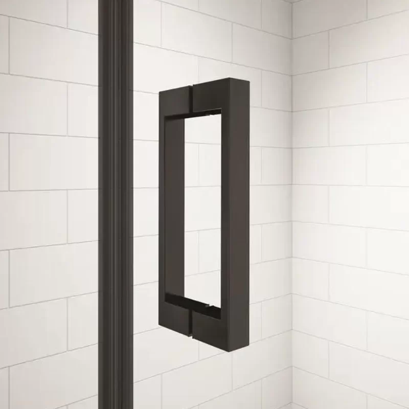 Merlyn 6 Series Sleek Sliding Door Black 1700mm