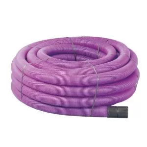 Twinwall Cable Duct (50mm63mm x 50m) purple