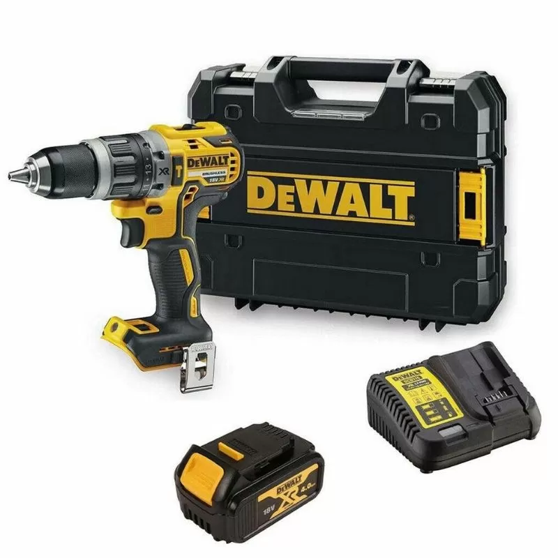 DeWalt XR Brushless Combi Drill Kit (18v) DCD796M1