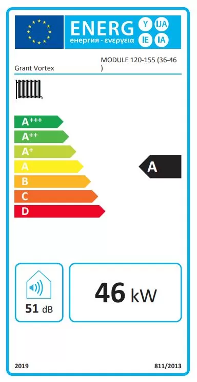 Vortex External 36 36 energy label